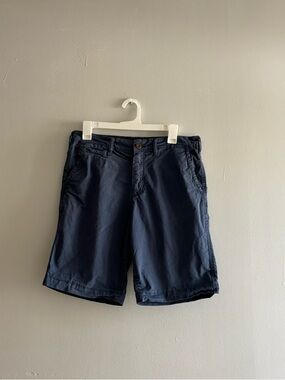 American Eagle Men's Casual Chino Shorts Blue Next Level Flex Size 30 Classic
